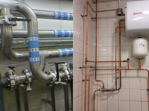 steel pipework